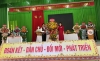 Đ/c Lê Thị Minh Tâm - UVBTV Trung ương HND Việt Nam, TUV, Chủ tịch HND tỉnh tặng hoa chúc mừng Đại hội