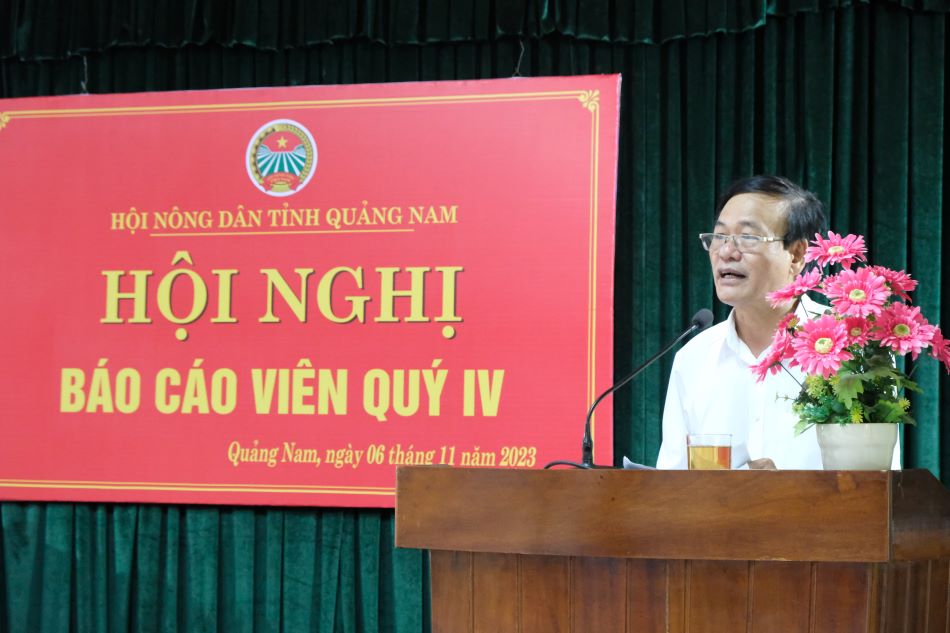 Đồng chí Trần Khắc Thắng – Phó Trưởng Ban Tuyên giáo Tỉnh ủy Quảng Nam