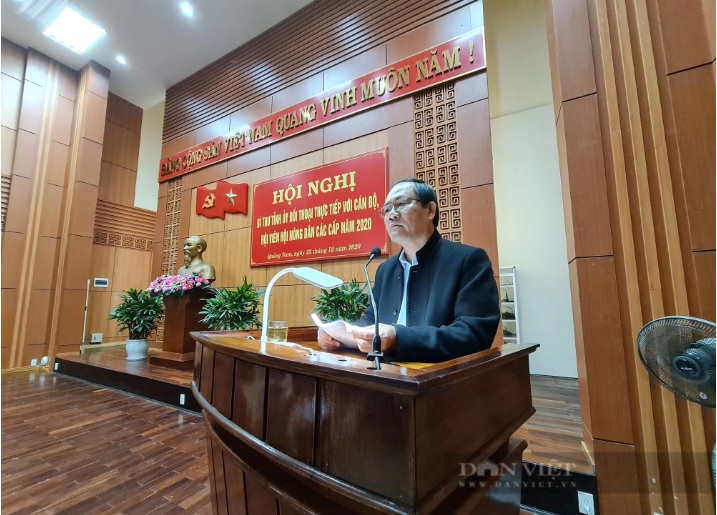 Ông Phạm Viết Tích - Giám đốc Sở NN&PTNT tỉnh Quảng Nam đã chia sẻ với PV NTNN về tam nông và phát triển ngành nông nghiệp đối với năm 2024. Ảnh: T.H